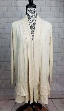 Modern Soul tiered open front cardigan size 2x